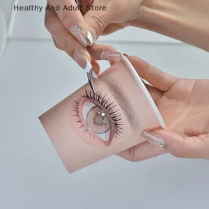 5Pcs Beauty Eyelash Practice Paper Cup Eyelash Extension Practice Beginner Lashes Training Disposable Paper Cups Multifunction