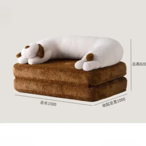 Y Little Dog Children's Sofa Bed Companion Sofa Bed Living Room Bedroom Single Sofa Bed Sofa Fun for Kids