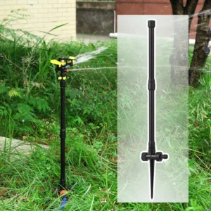 Sprinkler Nozzle Bracket with 1/2" Thread Extension Rod Garden Water Connectors Sprinkler Base Holder Lawn Plants Watering Tool