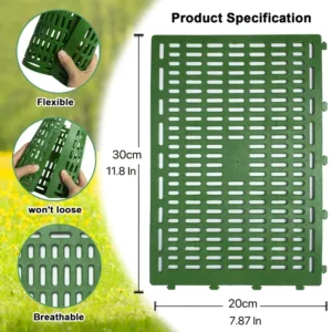 1pc Green Plastic Tree Protectors Connectable Tree Guards For Lawn Care Durable Plant Protection Equipment Gardening Accessories