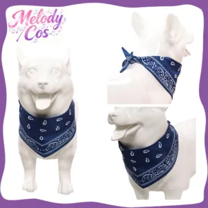 Eleven Cosplay Pet Dog Bib Movie Stranger Roleplay Puppy Blue Printed Scarfs Halloween Carnival Disguise Accessories Props