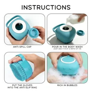 Pet massage bath brush, smile-shaped silicone shower brush, cat-friendly grooming brush with a petting sensation, soothing spa cleaning tool for dogs, soft-bristled deep-cleaning foaming brush, high-appeal dopamine-colored bath brush, comfortable non-slip